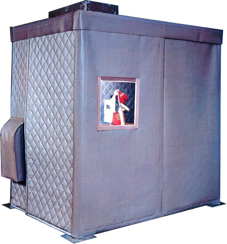 Acoustical-Curtain-System-Industrial Enclosure