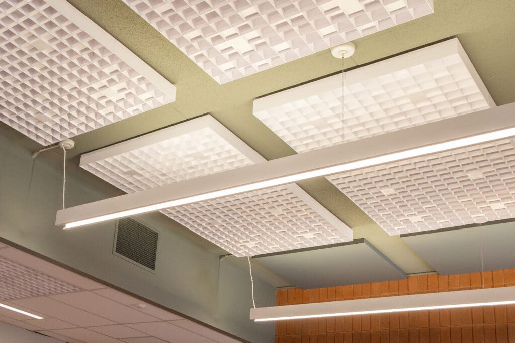 Ceiling-mounted diffusers